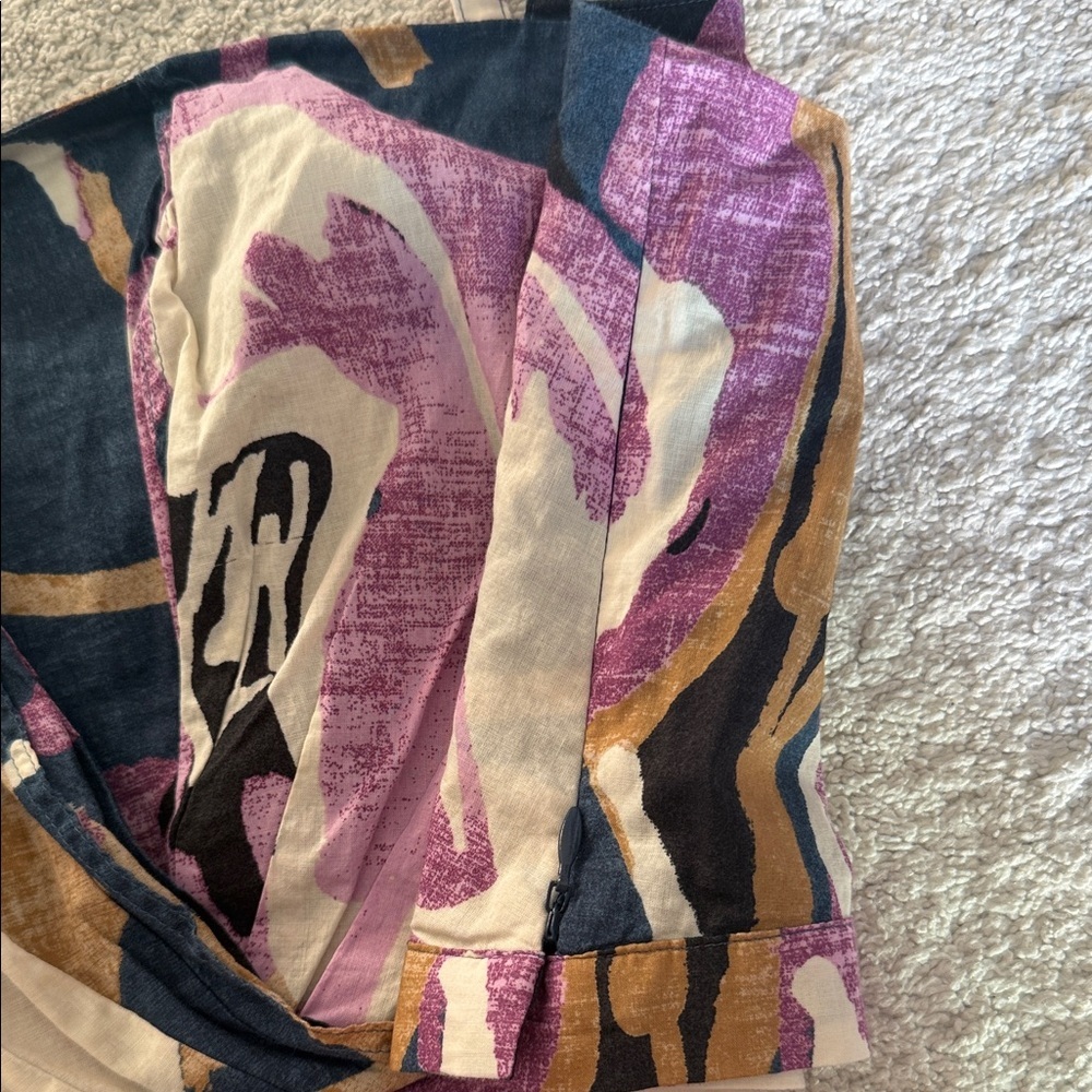 Banana Republic Multicolor Floral Crop Top - Picture 4 of 4